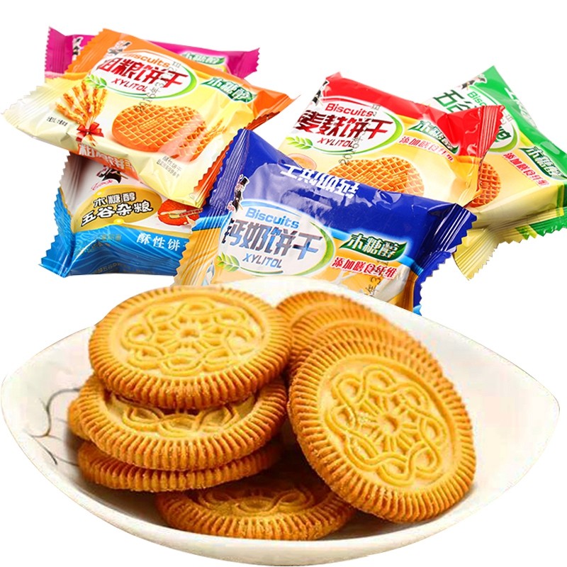 老布特:木糖醇饼干散称5kg 多口味