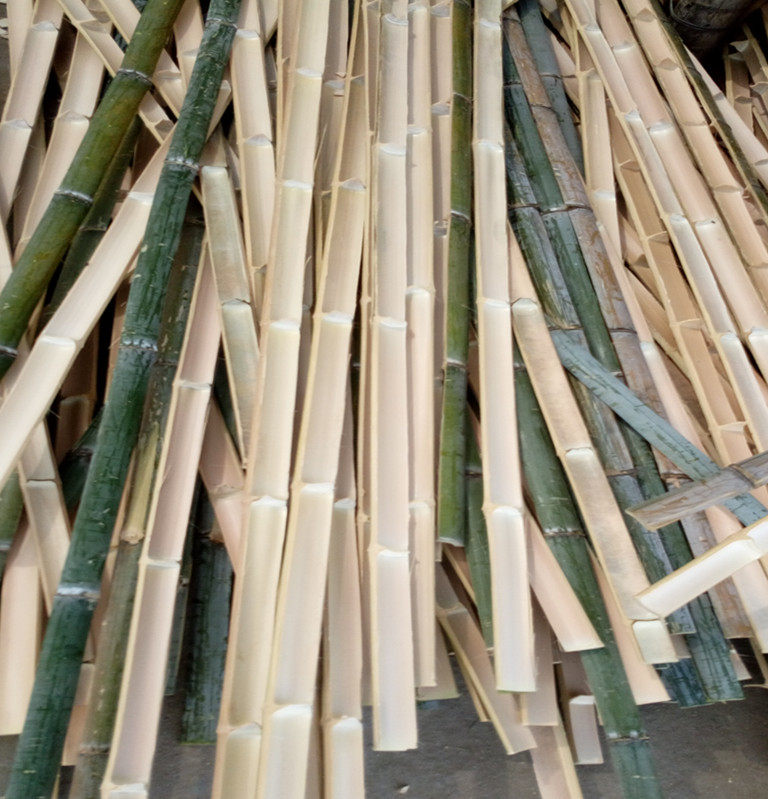 装潢竹竿竹片批发 毛竹片 楠竹片 竹条规格随意定制 优质竹编材料