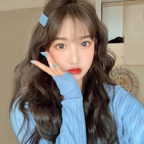 Wig female hair long curly hair net red egg roll water ripple roll natural corn hot micro roll long hair full head cover