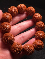 1 7*1 7 round olive core plus Guan Feng Hou monkey head hand string mens hand string