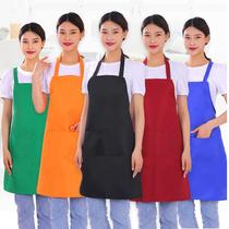 Advertising Apron Custom Logo print word supermarket catering baking workwear home outside mens and womens apron waterproof and anti-fouling