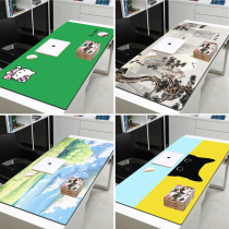 Custom office desk pad Oversized computer writing desk pad Cute cartoon desk pad rat standard pad thickened long creative