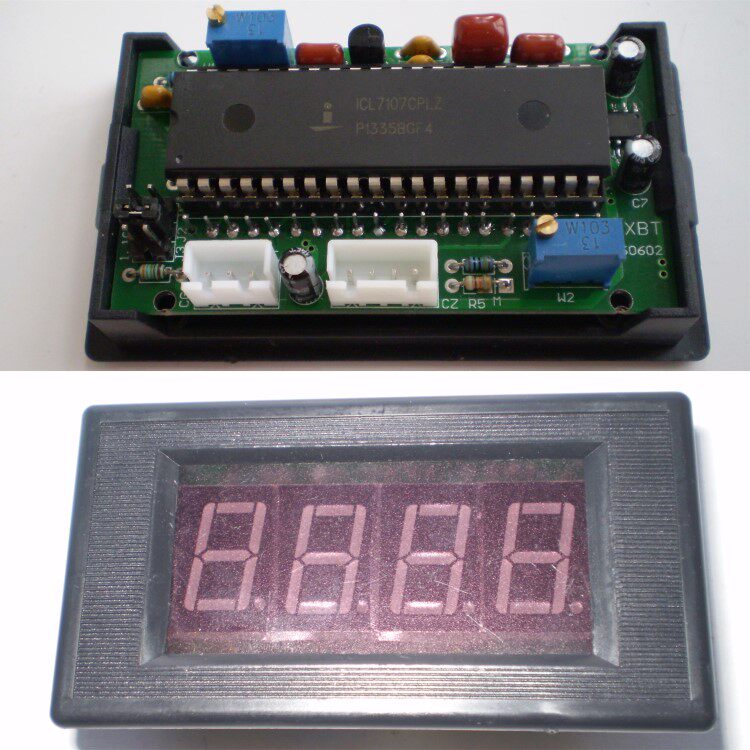 icl7107数显电压表数字表头温度计电子制作学习培训diy套件散件