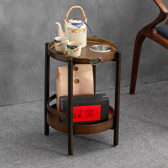 Movable mahjong table, tea table, chess and card room special tea rack, living room tea table side cabinet storage rack, card table small side table Movable mahjong table, tea table, chess and card room special tea rack, living room tea table side cabinet storage rack, card table small side table