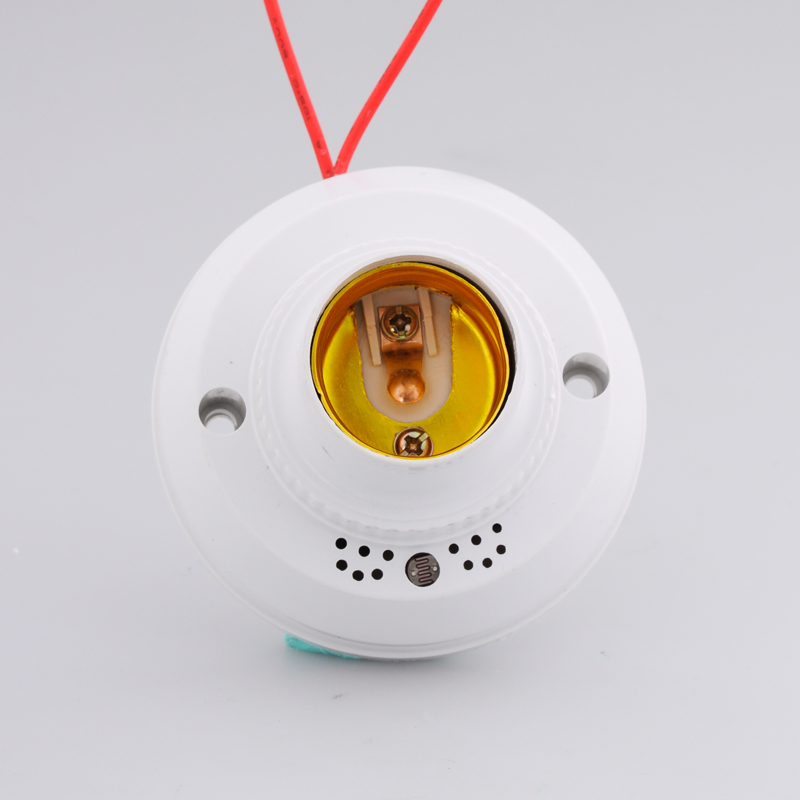 sound control lamp holder corridor induction sound and light control switch delay sound control lamp holder led energy-saving lamp e27 screw