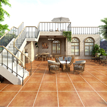 European style vintage living room antique brick 600x600 kitchen matte floor tile bedroom balcony non-slip wear-resistant floor tiles