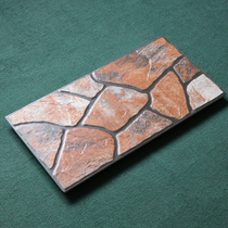 Cultural fossil 300x600 exterior wall tile balcony tile outdoor Villa courtyard floor tile pebbles non-slip antique brick