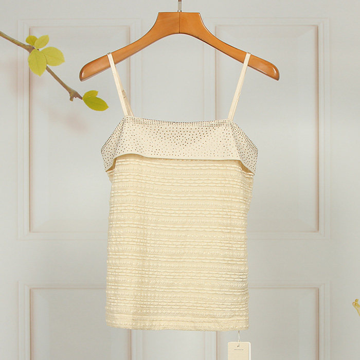 香系列★折扣品牌2017夏 显瘦收腰吊带上衣7