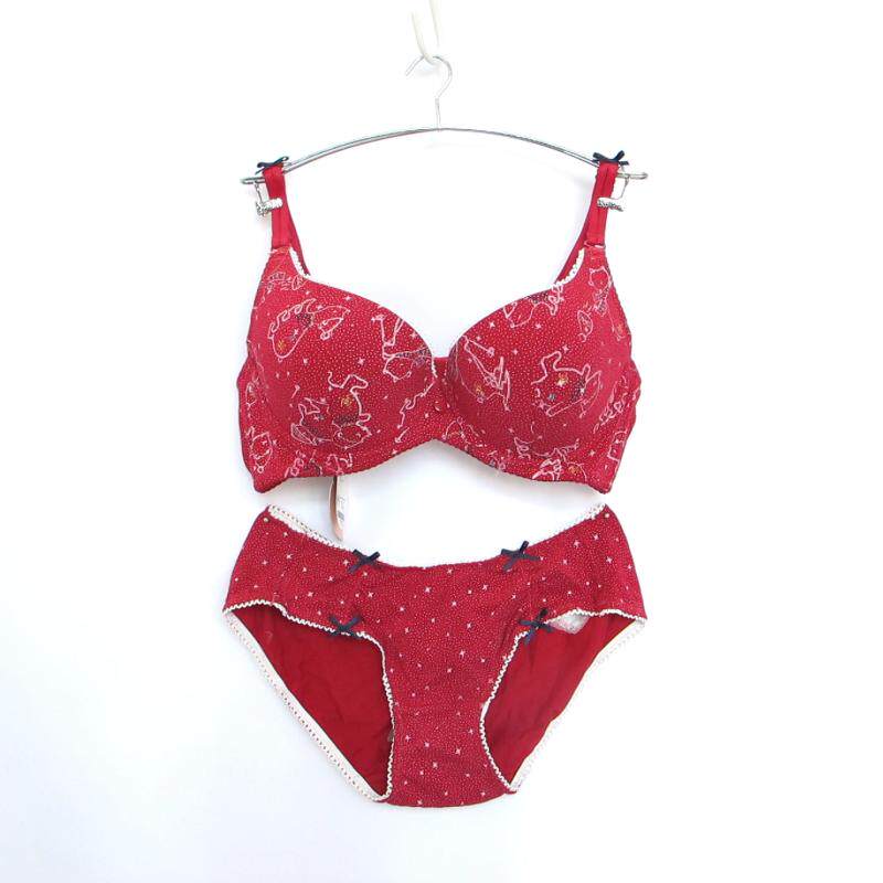 艾格etam专柜正品女装卡通印花棉质面料胸罩女内衣文胸 150768076