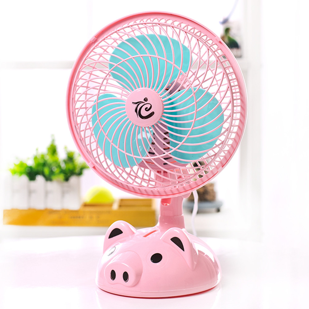 电风扇迷你台式静音学生小电扇宿舍办公室床头家用摇头扇mini台扇