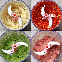 Meat grinder household manual mixer pull cut garlic mixer small pepper cooking machine dumpling filling artifact