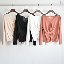 Autumn new long-sleeved modern dance practice uniform body grade uniform classical dance jazz Latin dance practice yoga uniform