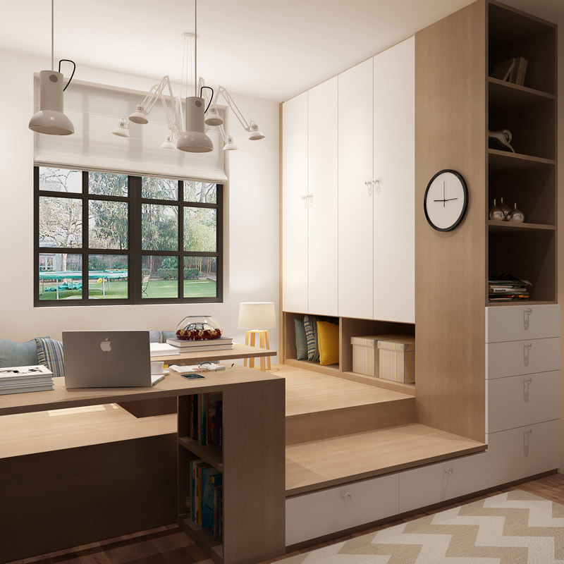 左尚明舍 榻榻米定制卧室衣柜书房儿童房榻榻米定做整体家俱