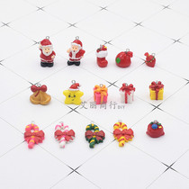 DIY jewelry Handmade materials Christmas series earrings Earrings Bags keychains accessories Pendant materials