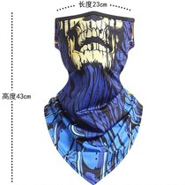 Windproof mask female winter warm face protection cold neck cover outdoor riding headscarf motorcycle bib sleeve head neck guard
