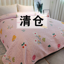 (treatment)American country pastoral floral four seasons high-end summer big bed cover on both sides with foreign trade Korean Korean style