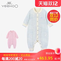 English jumpsuits men and women baby underwear wool jumpsuit autumn and winter warm clam YLAAJ30020A01 22