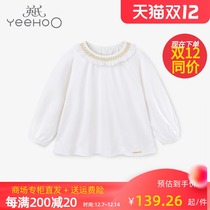 English girl T-shirt 2020 autumn baby girl cotton long sleeve pullover YRTAJ30040A01