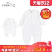 Yings male and female baby jumpsuit Climbing Modal thin cotton warm clam coat new YLAAJ30014A01
