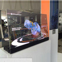 55-inch self-luminous transparent OLED display ultra-thin OLED touch transparent window splicing screen display