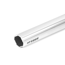 D28 third generation lean pipe Aluminum alloy wire rod Industrial aluminum profile pipe Light frame shelf 1 7 thick