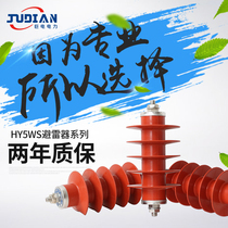 Huge electric 10KV Aggregator HY5WS - 17 50 Distribution type composite zinc oxide arrester Guangdong type of arrester