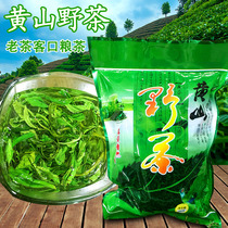 Winter fire tea Green tea 2021 new tea Anhui Huangshan Maofeng Huangshan wild tea 500g spring tea a catty