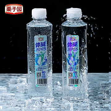 栗子园体碱无糖果味苏打水400ML*24瓶[15元优惠券]-寻折猪