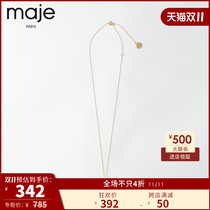 maje Women's Accessories Constellation Necklace Gemini Inlay Fashion All-match Necklace MFABI00327