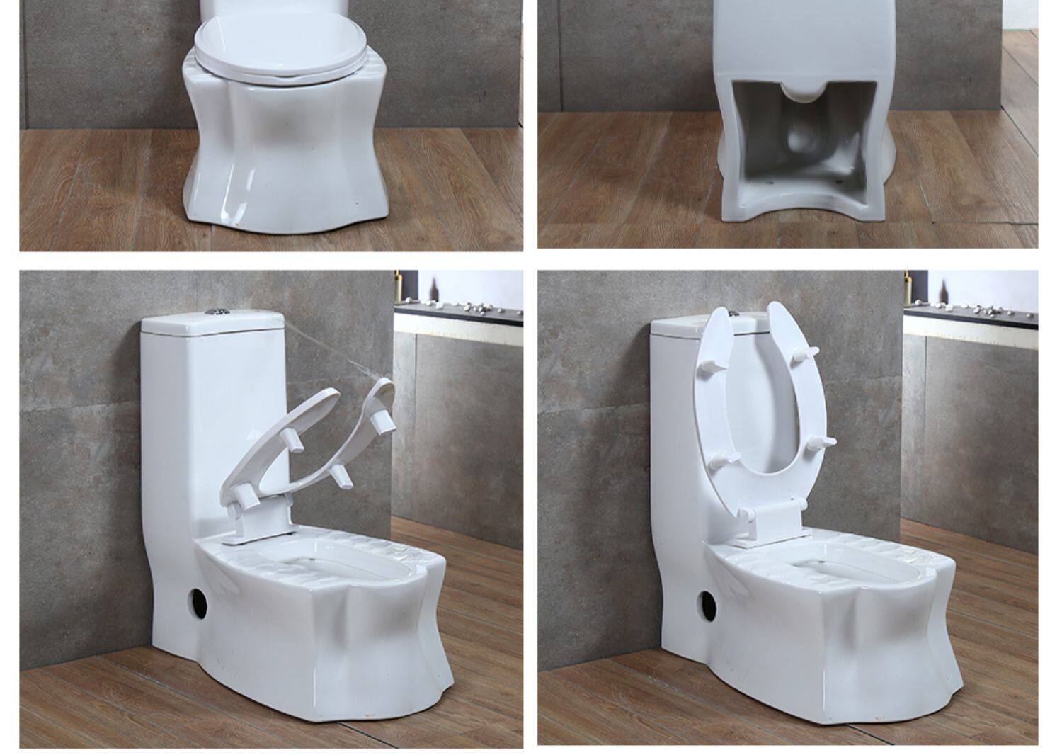 马可波罗家用蹲坐两用马桶可蹲可坐马桶座便器抽水防臭静音双用马