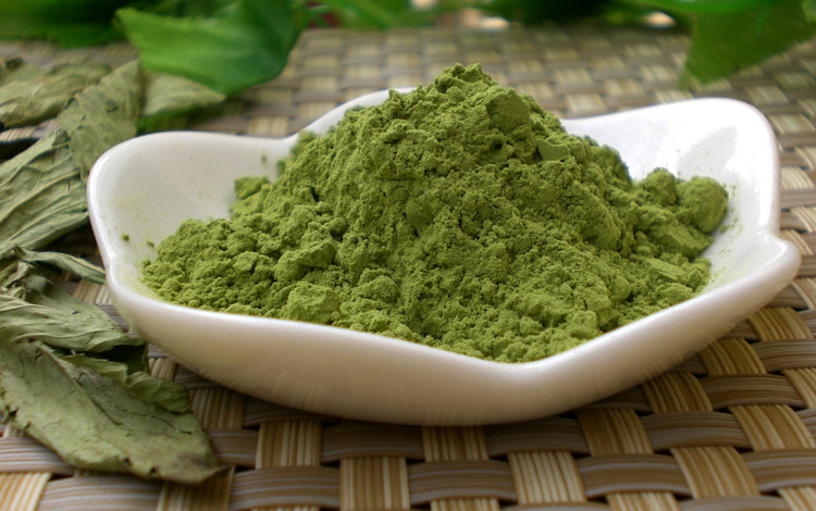 现磨 甜菊叶粉500克65元 甜叶菊粉 色泽绿 粉质细腻