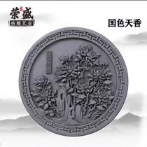 National Color Sky Incense Imitation Ancient Brick Sculpture Wall wall Courtyard Exterior Wall Decoration Relief Photo Wall Chinese Ancient Jian Engraved Brick