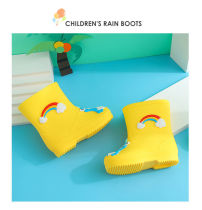 Jump Clay Pit Rain Shoes Baby Rain Boots Boy Children Water Shoes Light School Water Boots Student Glue Shoes Girl Cute
