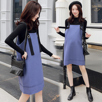 Pregnant Woman Spring Clothing Autumn Clothing Suit Fashion 2022 New Spring And Autumn Style Dress With Dress Long Sleeve Gestation Spring Blouses Spring Blouses