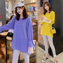 Pregnant Woman Spring Dress Suit Fashion 2022 new one-piece dress Long sleeves Pregnant Woman Dress Spring Blouse Women Spring Autumn t-shirt