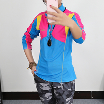 Outdoor Speed Dry Jersey Woman Long Sleeve T-shirt Collage Fashion slim stretch Quick Dry clothes Women Hygroscopic Perspiration Sweat