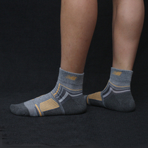 Foreign trade short tube terry sports socks autumn and winter thickened pure cotton low-help deodorant mid-tube mens socks