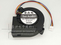 Sanyo 9BAM12P2G03 9733 12V 1 85A 9 7CM Large air volume turbo blower fan