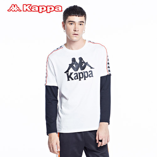 kappa卡帕男装官网官方正品长袖t恤卫衣百年串标邉由弦路㥮7折现价499
