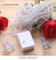 10 m led light string warm white light string balloon Love Party decoration light outdoor starry light festival flashing light