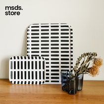 Finnish Artek Siena Rivi minimalist line tray tea tray containing refreshment fruit pan Nordic ins wind