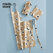 Finnish Import Marimekko Bake Insulation Gloves Table Decoration Cushion Apron Home Kitchen Nordic Ins Wind