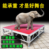 Aluminum alloy stage shelf activity Leia folding stage catwalk gantry Wedding lighting truss stage manufacturer