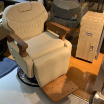 Hair salon chair Hair care hall can be put down retro hair salon special seat large chassis hair cutting beauty salon chair