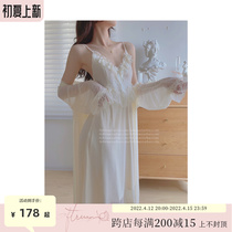 Wedding harnesses in SofTRUAN dream Sleeping Skirts Conjoined Sleeping Robes Advanced Sensual Sensual Web Yarn Summer Pyjamas