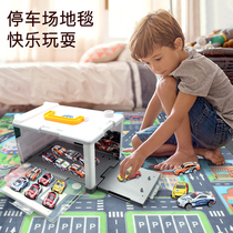 Baby childrens toy car sliding car tin metal car boy inertia car toy combination