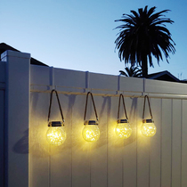 Solar Yard Light Outdoor Waterproof Home Garden Lawn Lawn balcony Decorative Hanging Tree Crackling bottle Little Night Lights