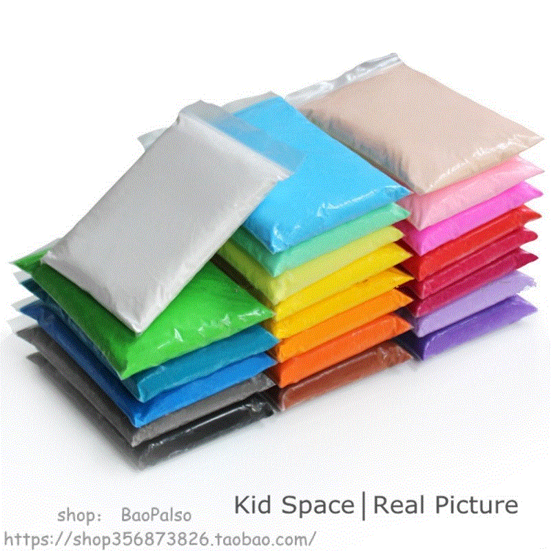 Пластилин 24pcs light clay polymer plasticine clay air dry playdough Other