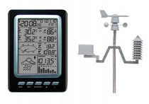 ws-1030 multifunctional solar home weather station weather weather forecast machine wireless temperature and hygrometer professional instrument