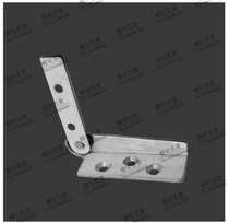 304 stainless steel concealed interlining corner L type primary-secondary hinge industrial equipment case door concealed hinge bearing